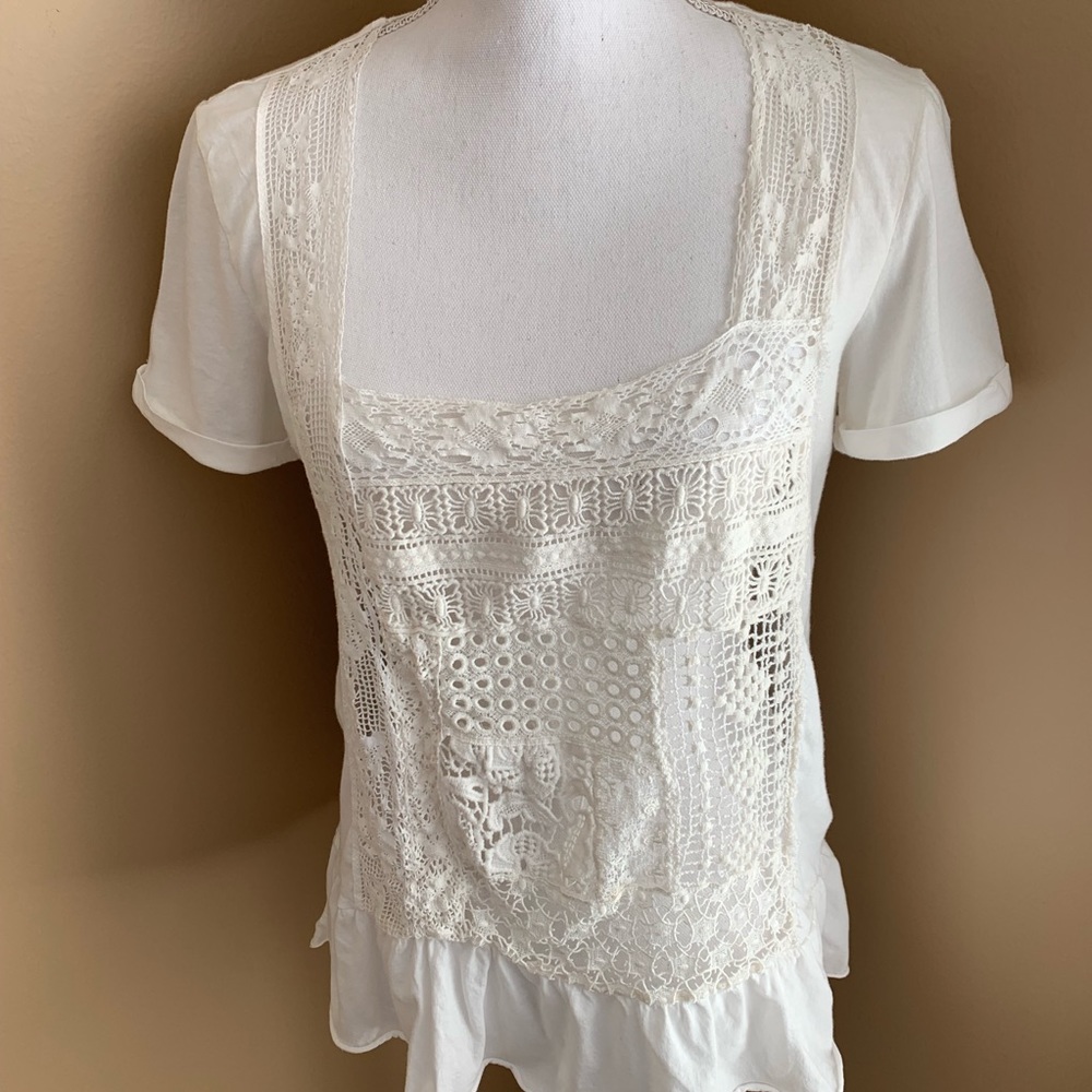 LOVE & LIBERTY Johnny Was Crochet Lace Square Cuff - Picture 3 of 8